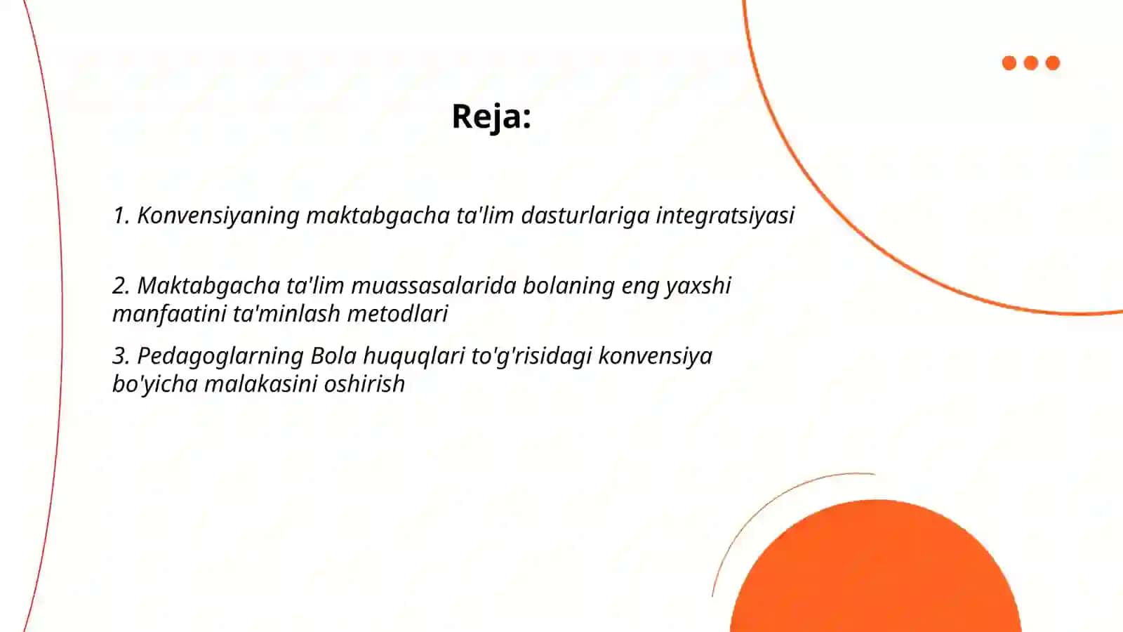 Maktabgacha ta‘lim tashkilotlarda "Bola huquqlari to'g'risidagi konvensiya"dan foydalanishning ahamiyati 2