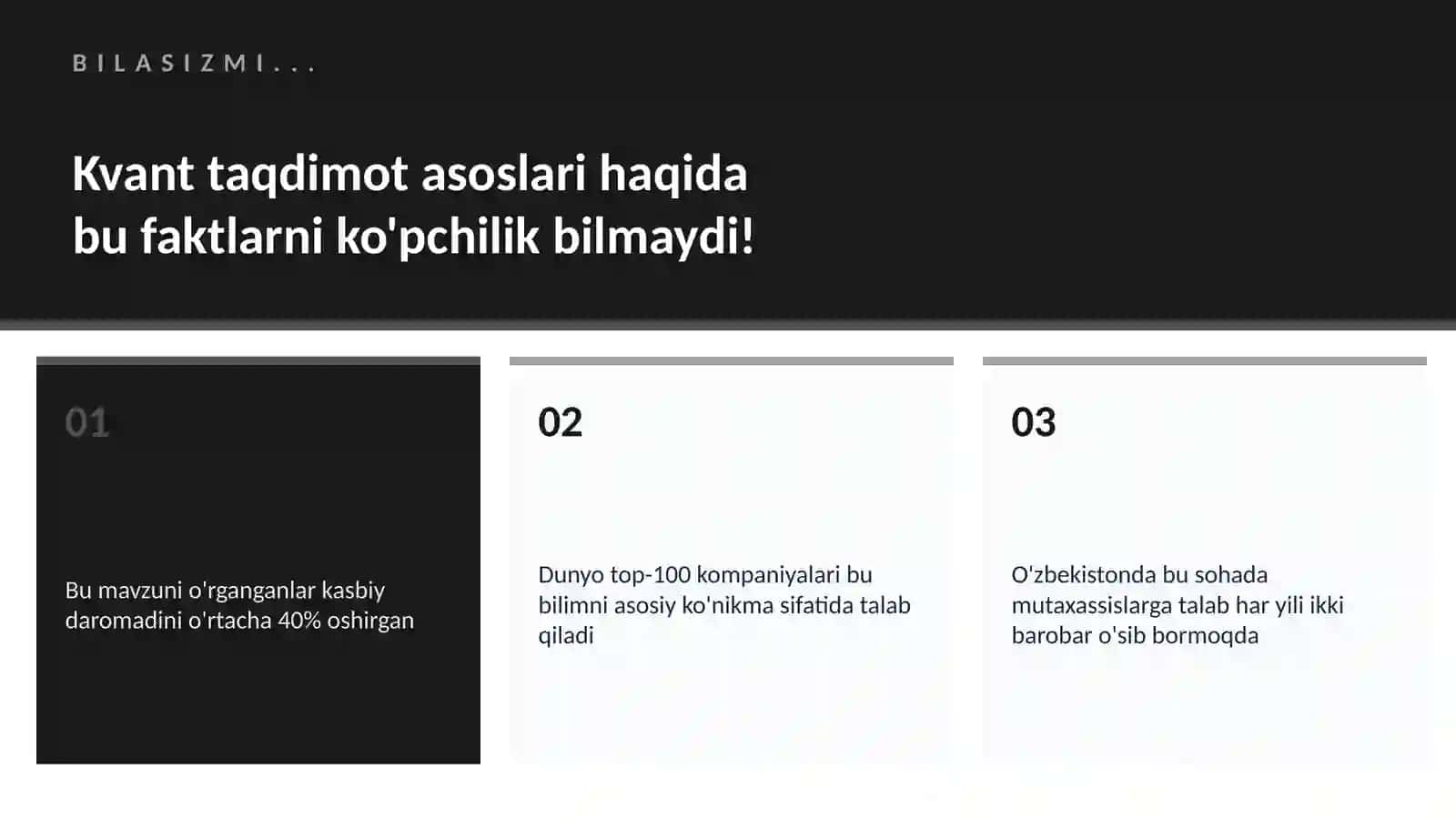 Kvant taqdimot asoslari 2