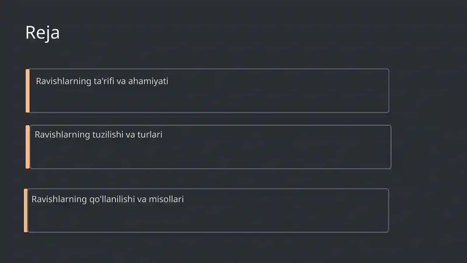 Ravishlarning tuzilish jihatdan turlaridan namunalar toplash 2