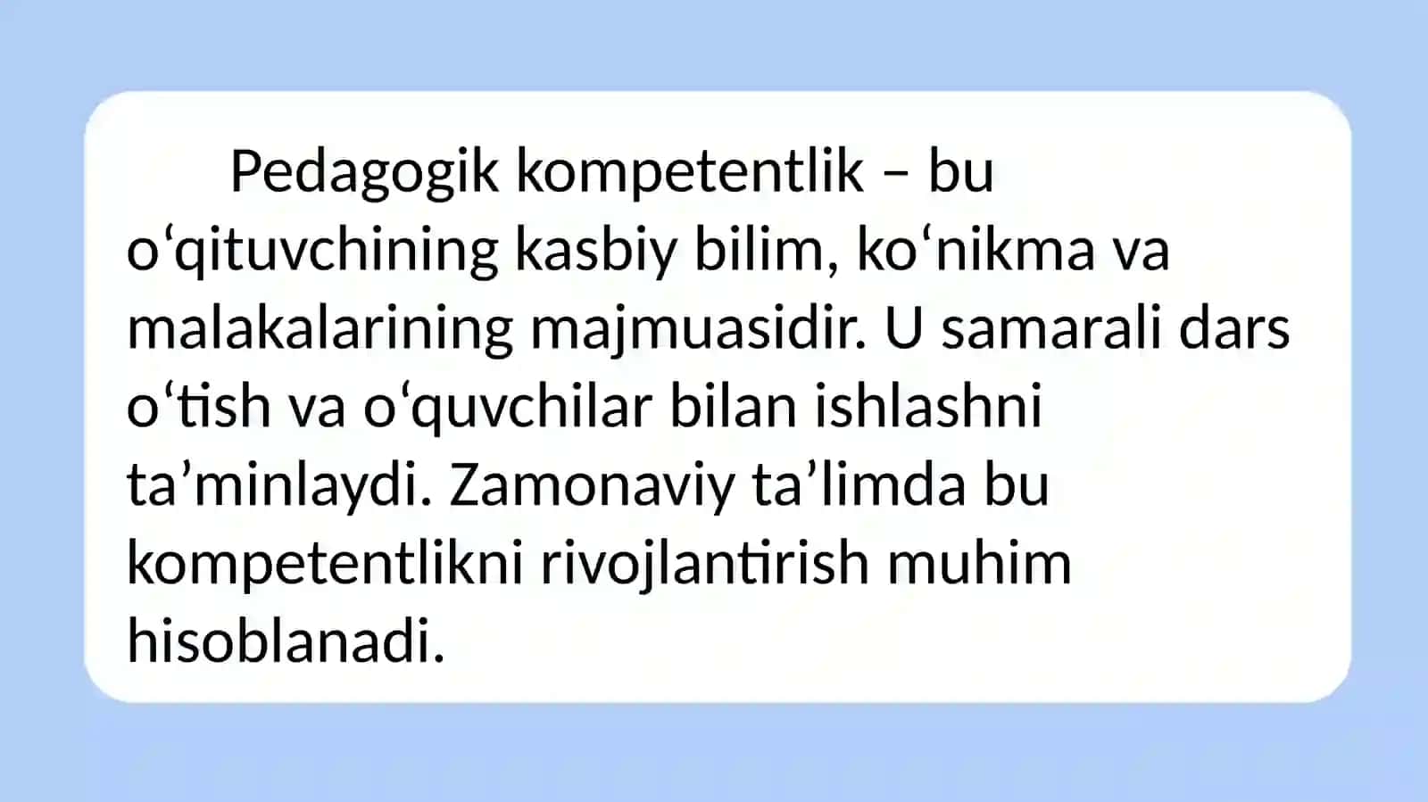 Pedagogik kompetentlikni shakllantirishda axborot texnologiyasi tushunchasi va klassifikatsiyasi 2