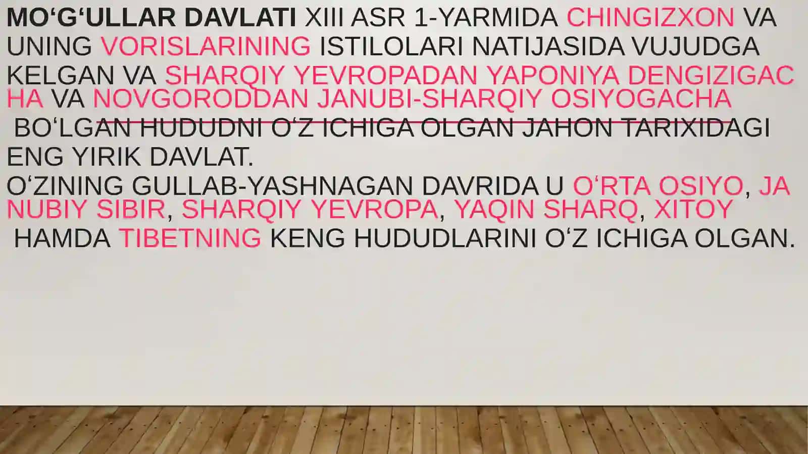 11-15 asrlarda Mo'g'ullar davlati 2