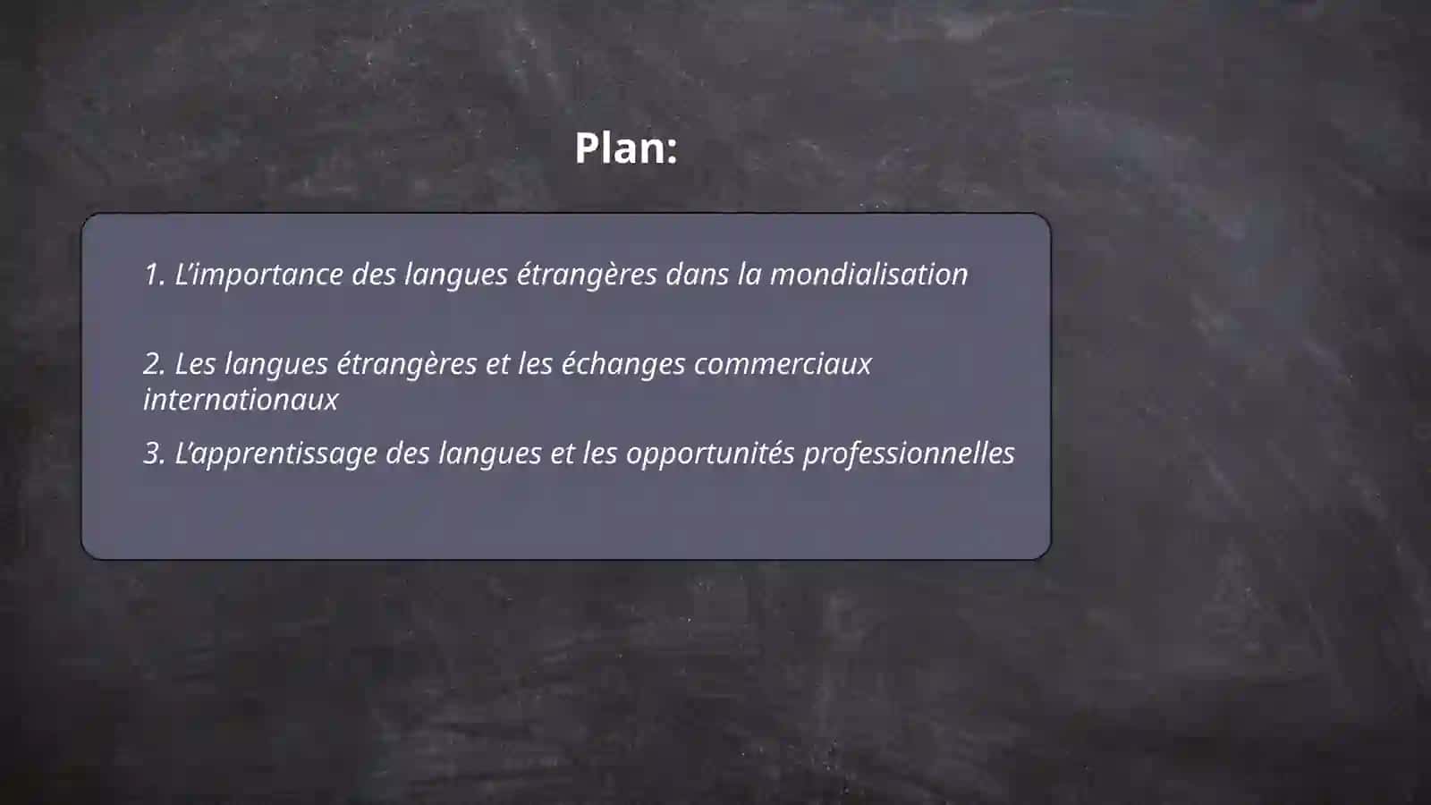 Les langues étrangères et la mondialisation 2
