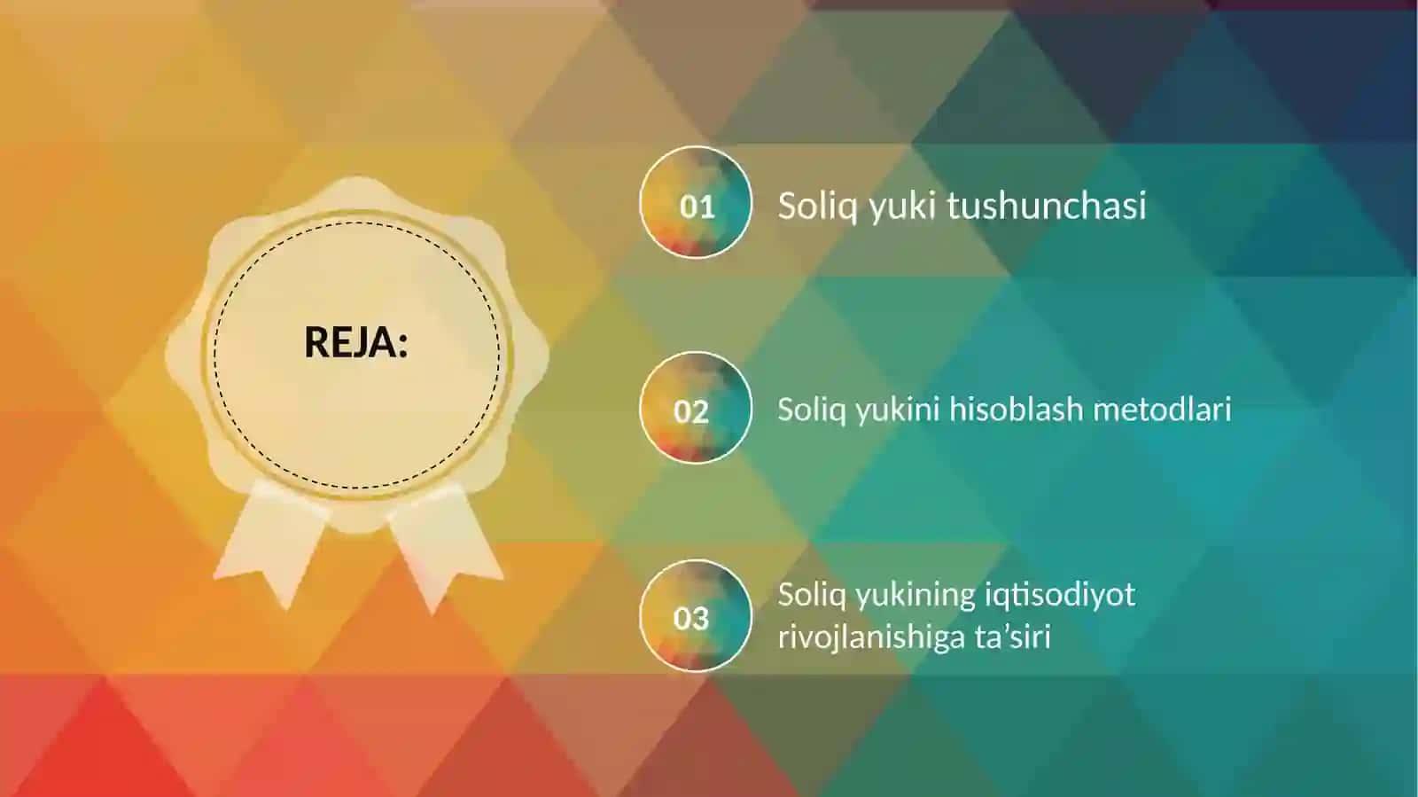 Soliq yuki tushunchasi, hisoblash metodlari hamda iqtisodiyotning rivojlanishiga ta'siri 2