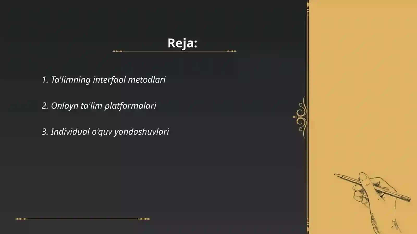 Ta'lim metodlari va vositalari 2