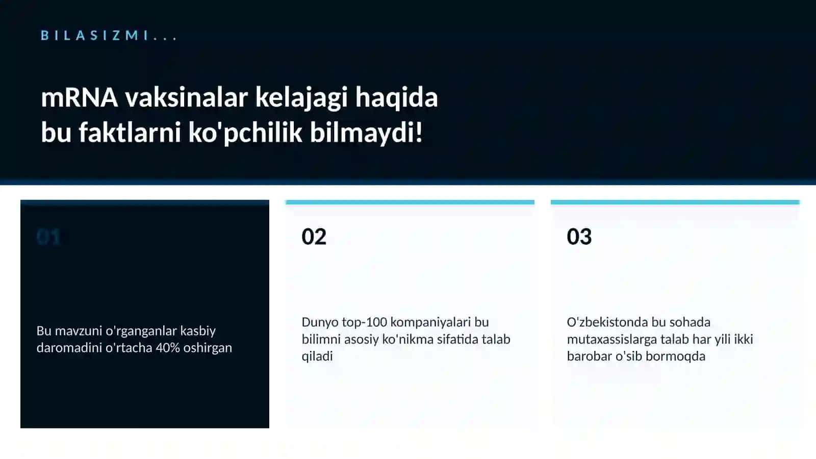 mRNA vaksinalar kelajagi 2