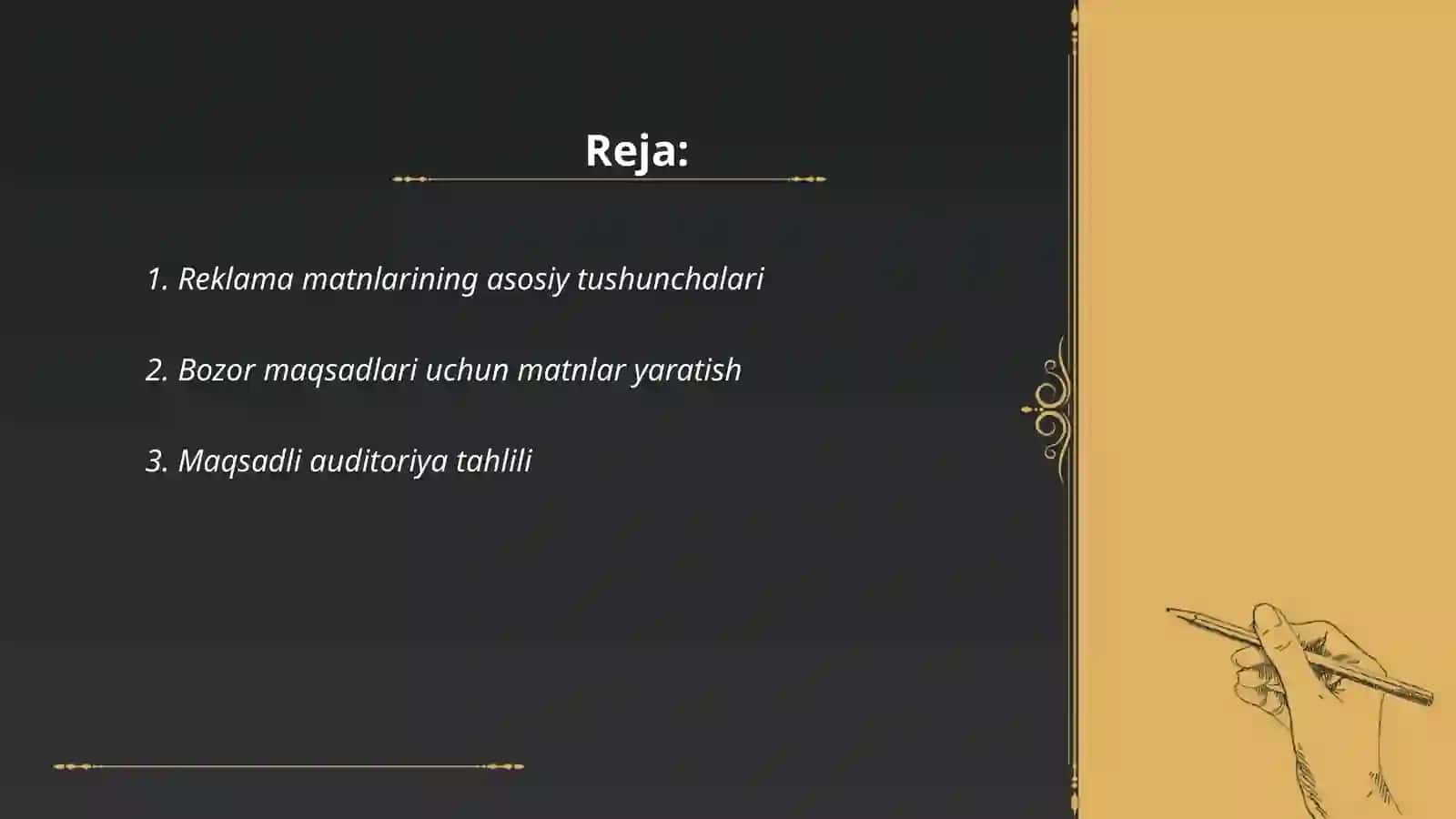 Reklama matinlari yaratish 2