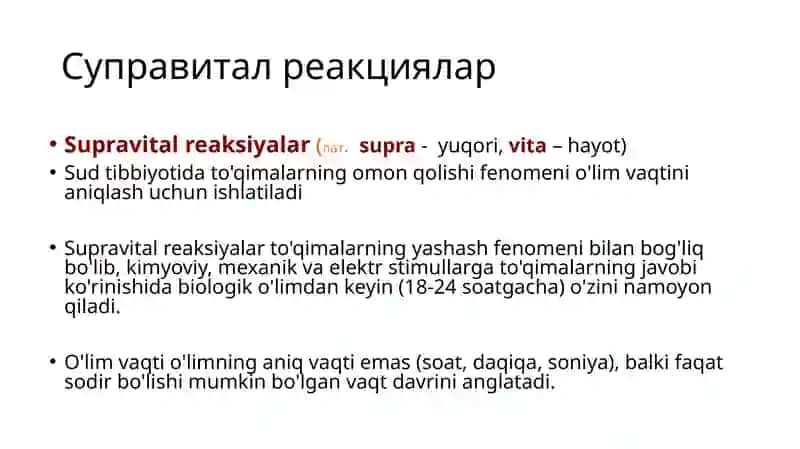 Supravitalreaksiyalar 2