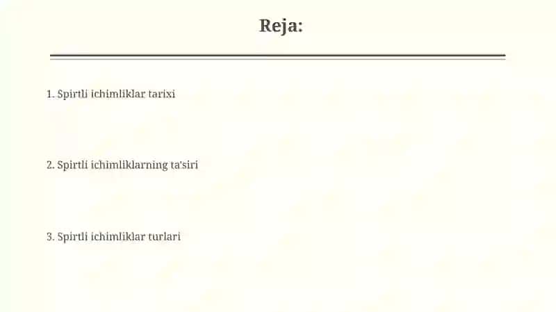 Spirtli ichimliklar 2