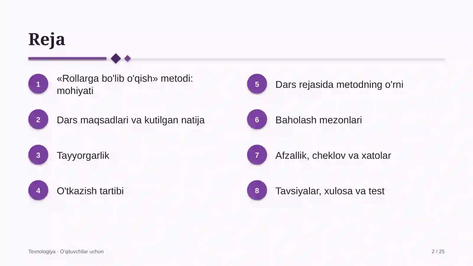 texnologiya darslarida rollarga bo'lib o'qish metodidan foydalanish 3498 2
