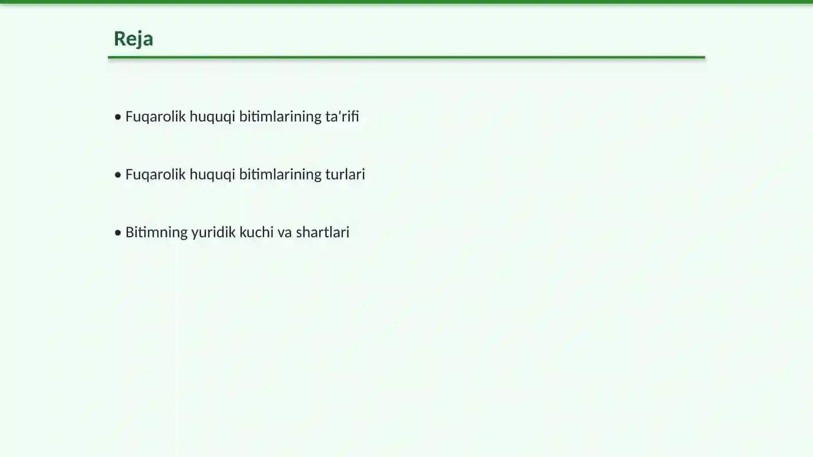 Fuqarolik huquqi bitimlari 2