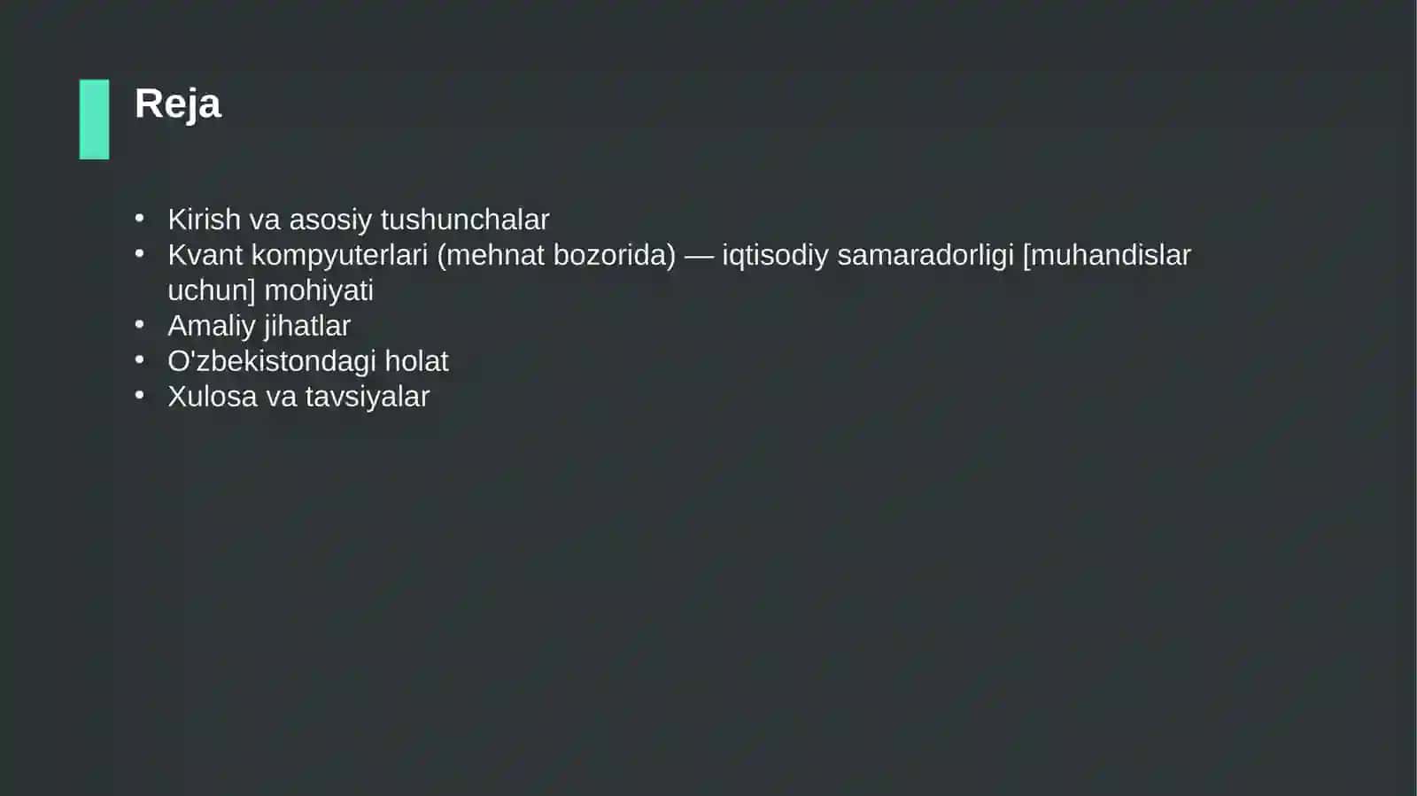 Kvant kompyuterlari (mehnat bozorida) — iqtisodiy samaradorligi [muhandislar uchun] 2