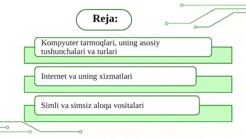 Kompyutertarmoqlari 2