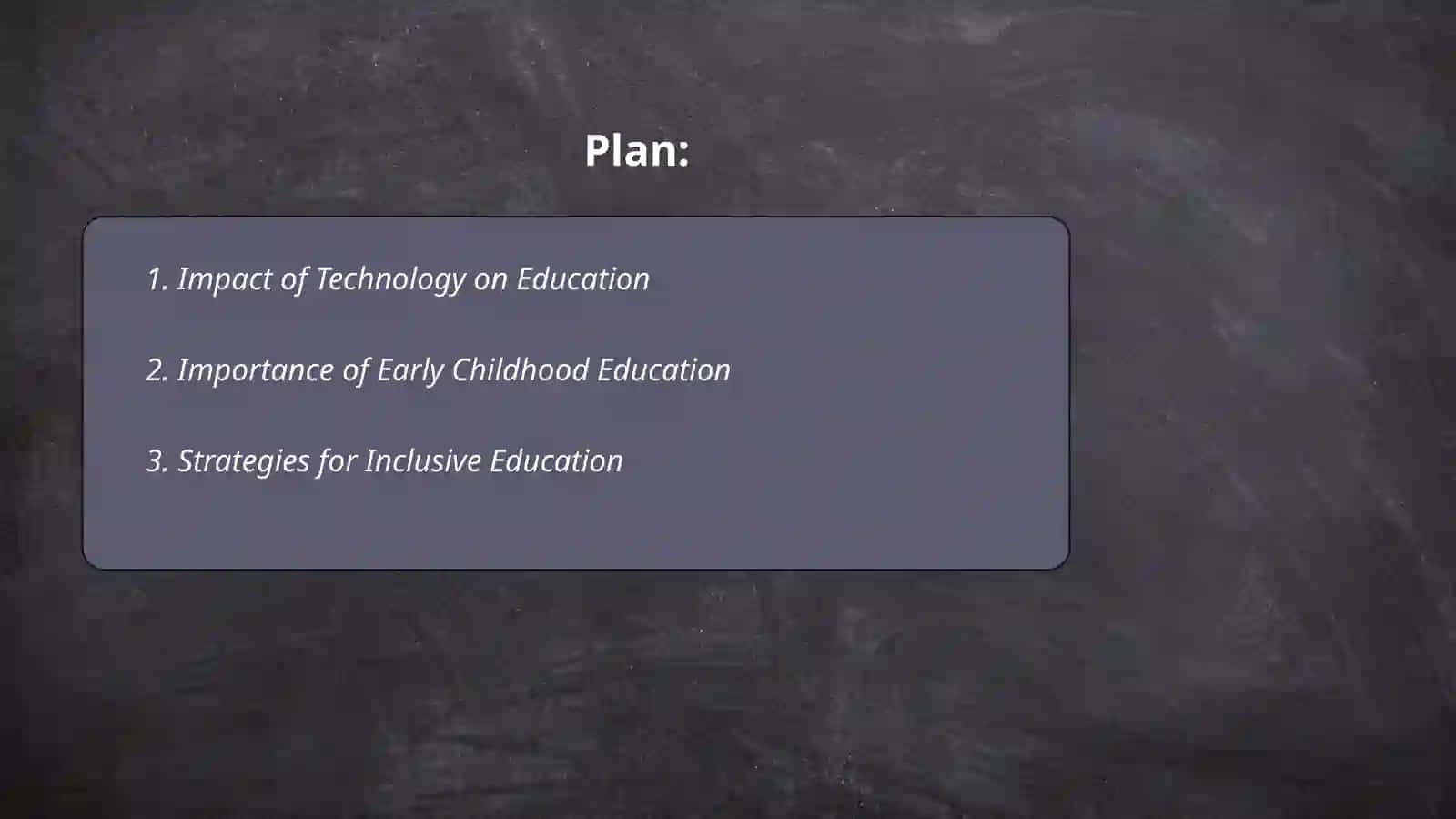 Education and study 2