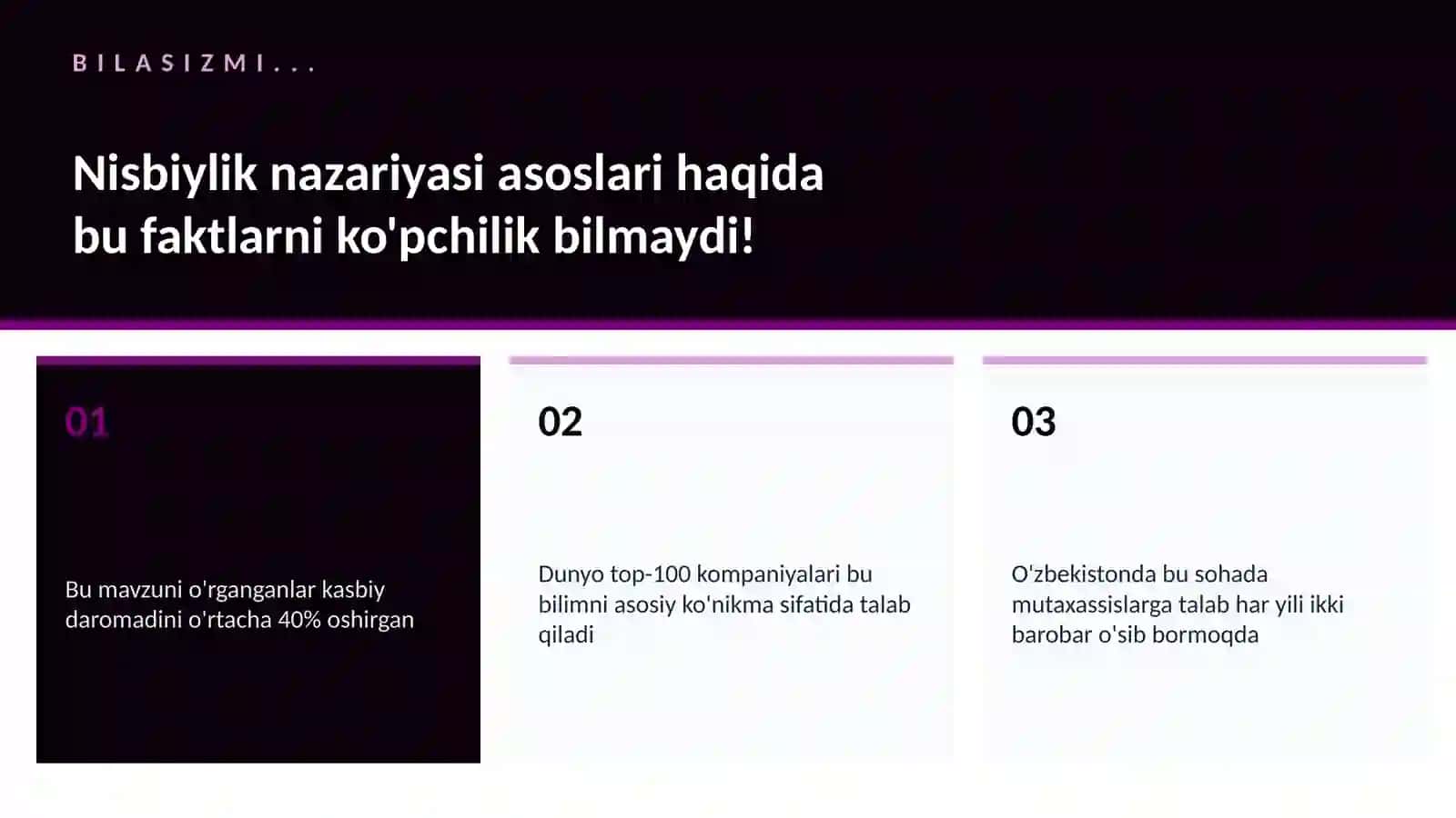 Nisbiylik nazariyasi asoslari 2