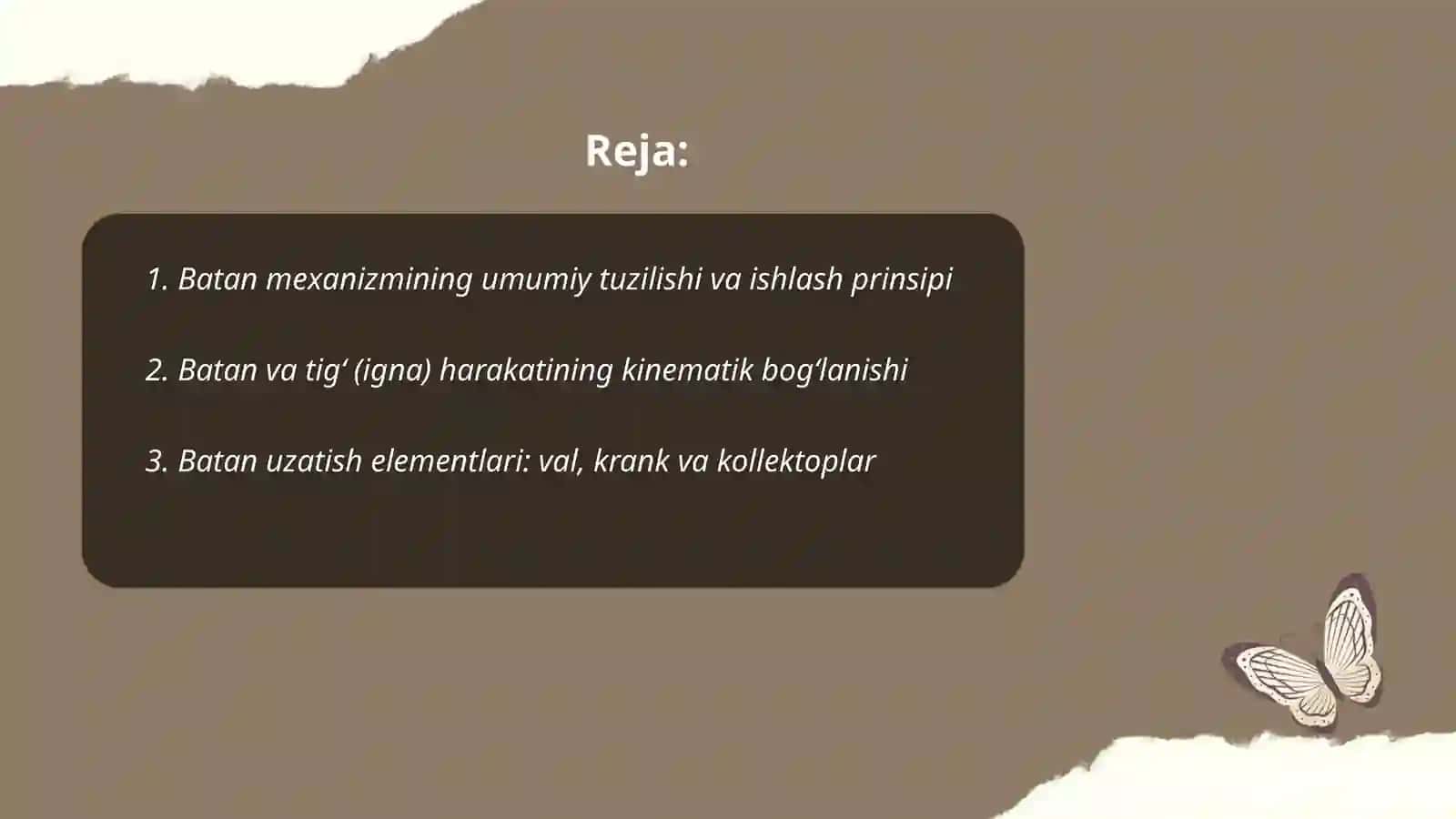 Batan mexanizmi 2