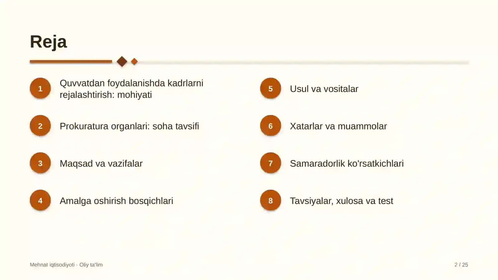 prokuratura organlarida ishlab chiqarish quvvatidan kadrlar bilan foydalanishni rejalashtirish 2389 2