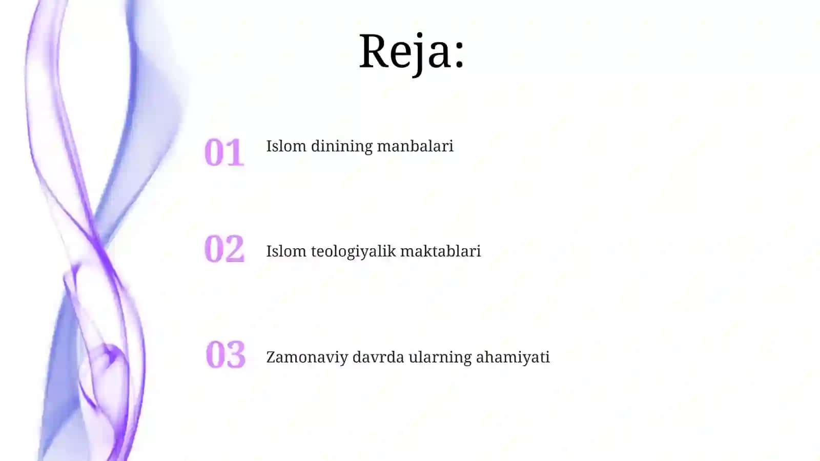 Islom dinining manbalari 2