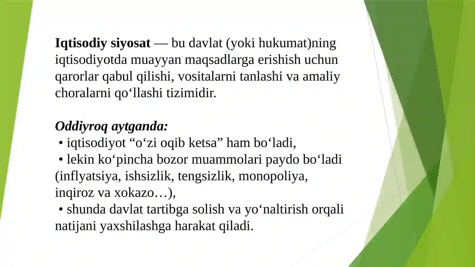 Iqtisodiysiyosat 2
