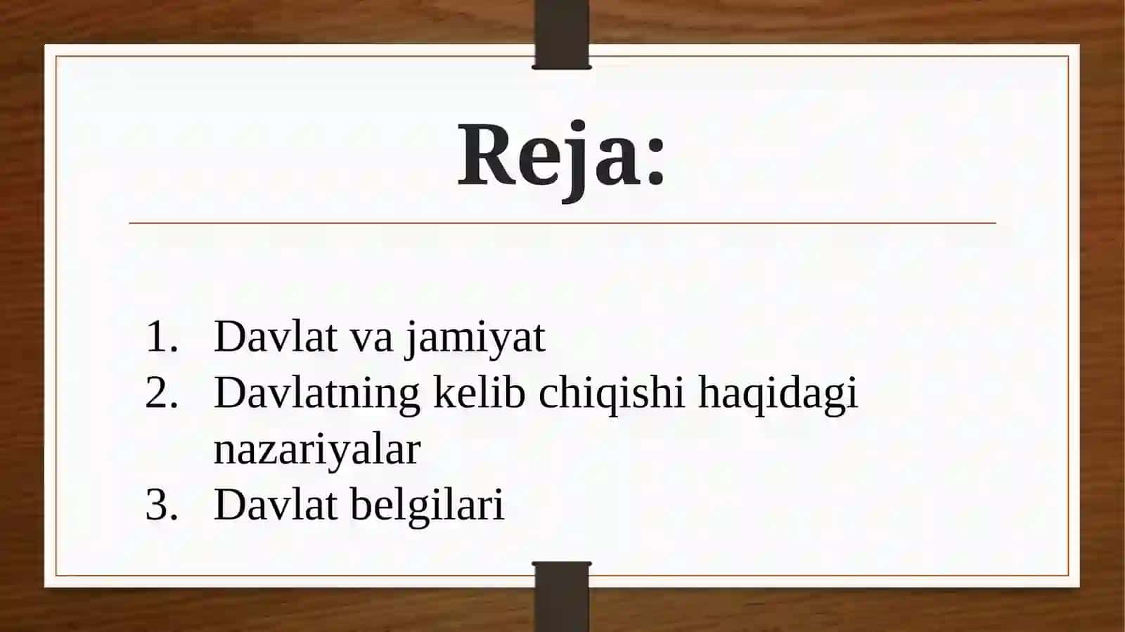 Davlatning Kelib Chiqishi 2