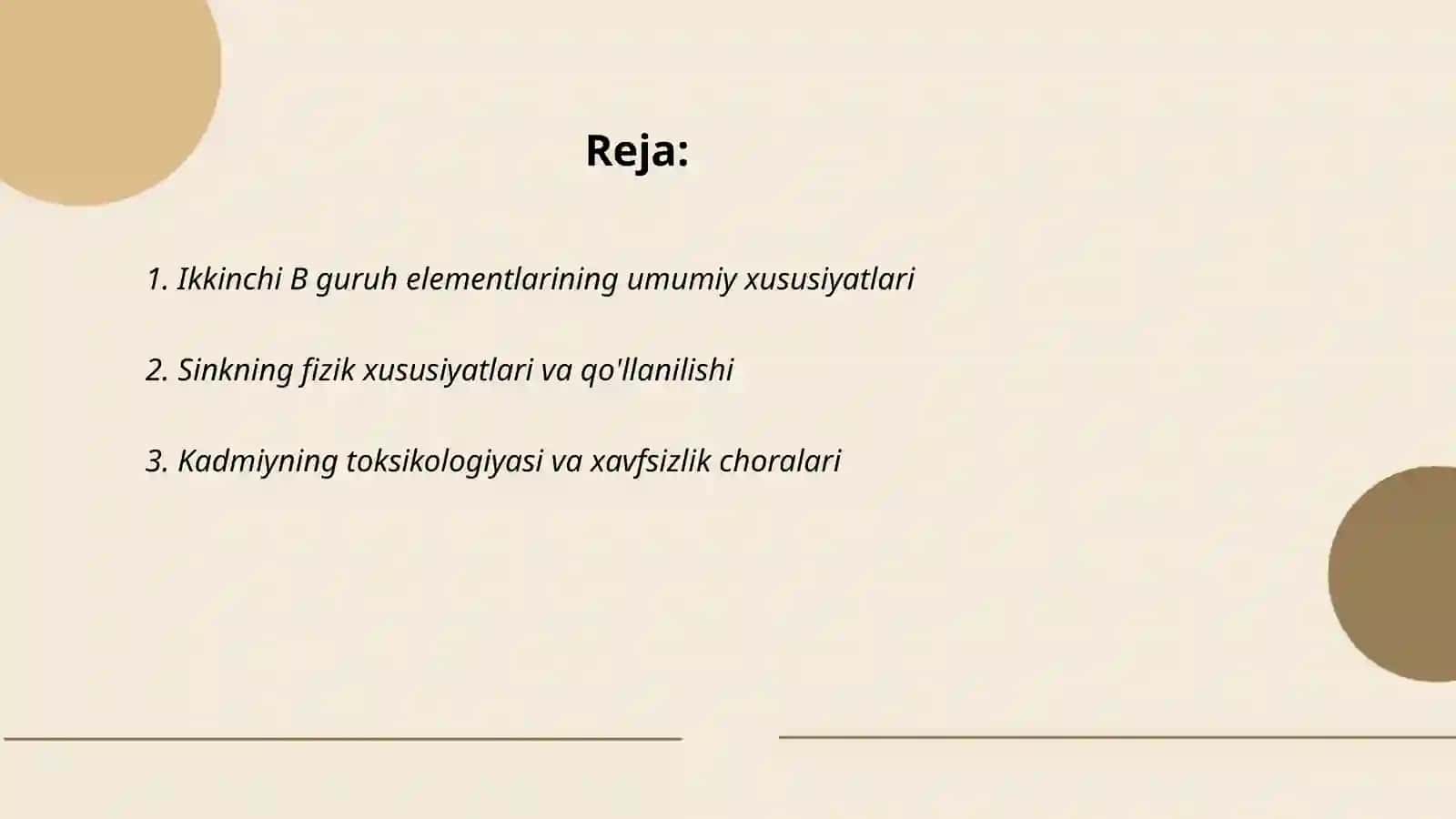 Ikkinchi B guruh elementlari 2