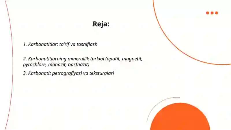 Karbonatitlar va ular bilan bog'liq foydali qazilma konlari 2