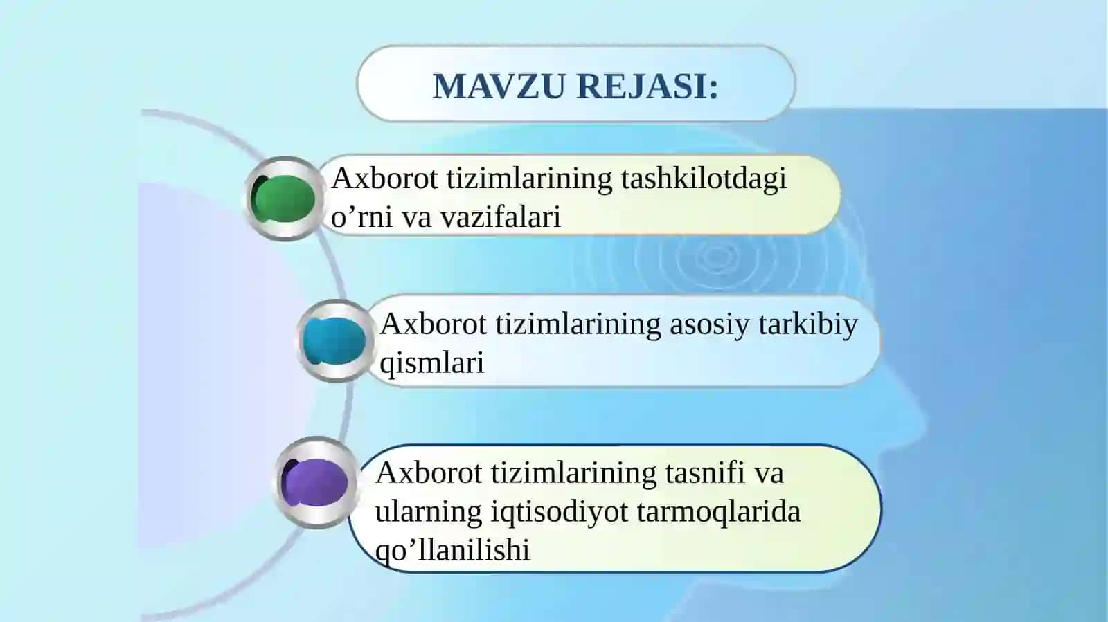 Iqtisodiyotda axborot-kommunikatsion texnologiyalar va tizimlar 2