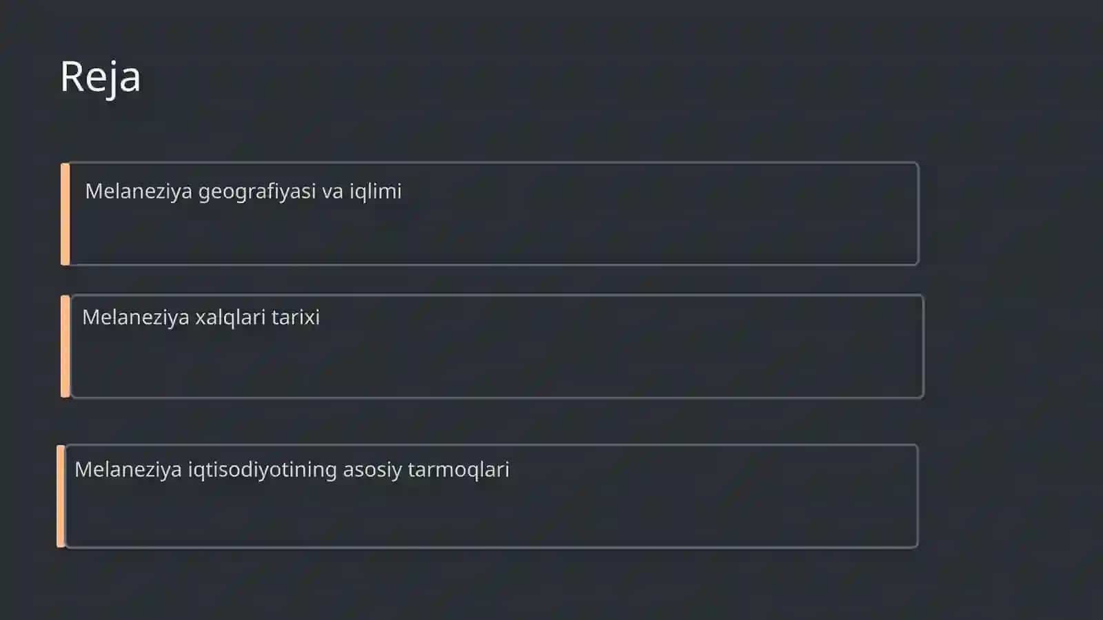Melaneziya xalqlari hoʻjaligi va madaniyati 2