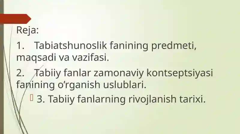 Tabiiy fanlar nazariyasi va metodlarining predmeti maqsadi vazifalari. Tabiiy fanlar shakllanishi va 2