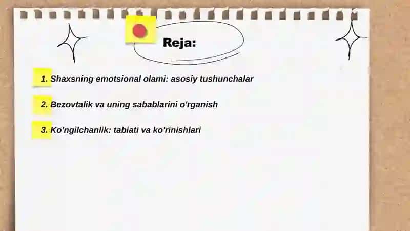 Shaxsning emotsional olami 2
