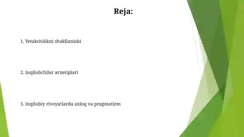 Inqilob yo'lboshchilari haqidagi rivoyatlarda personaj tahlili 2