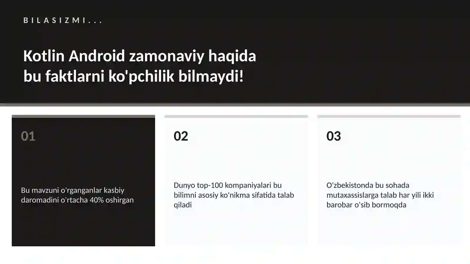 Kotlin Android zamonaviy 2