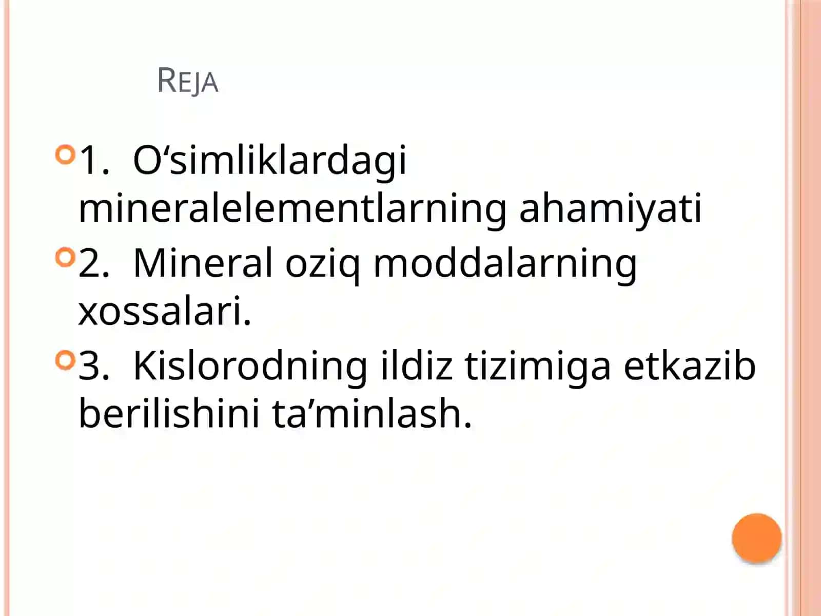 O‘SIMLIKLARNI TUPROQDAN OZIQLANISHI 2