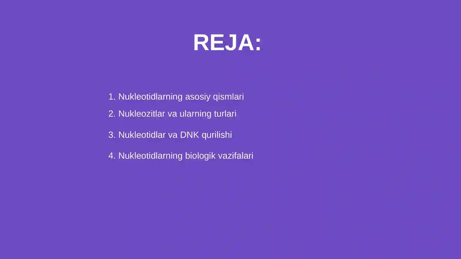 Nukleotidlar va Nukleozitlar 2