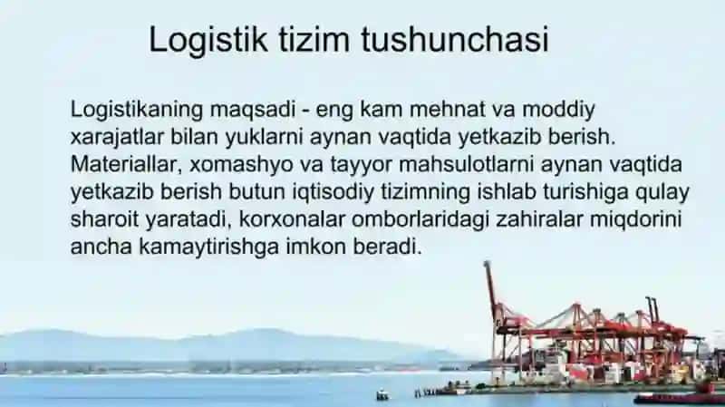 Tijorat logistikasi tizimlari 2