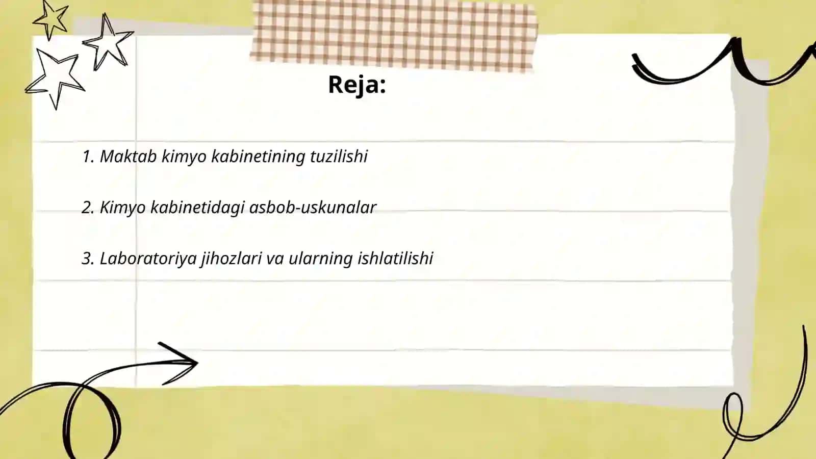 Maktab Kimyo Kabineti va Uning Vazifalari 2