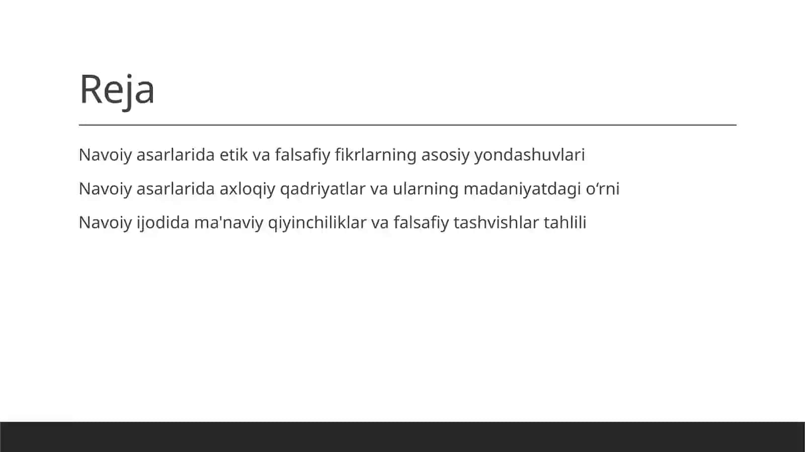 Navoiy asarlarida axloqiy va falsafaviy ĝoyalar 2