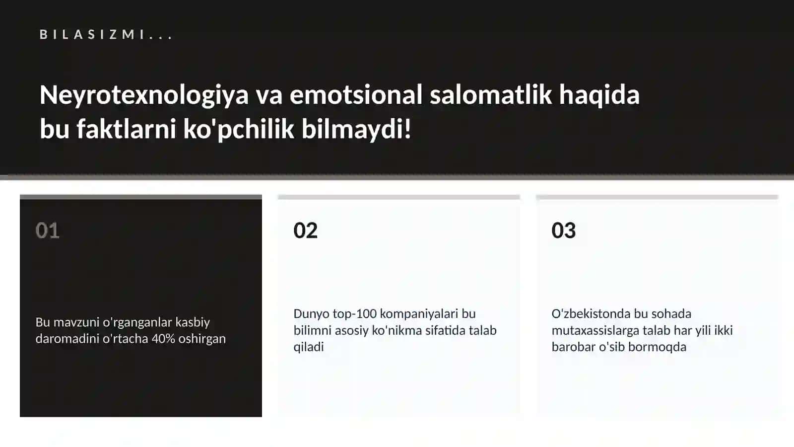 NEYROTEXNOLOGIYA VA MIYA 2