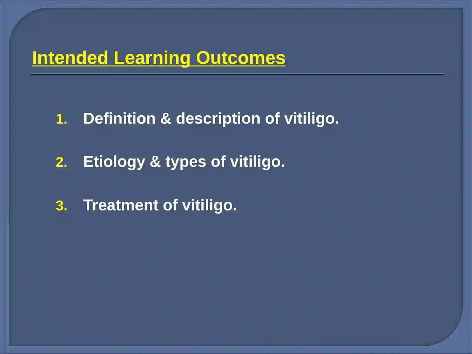 Intended Learning Outcomes 2