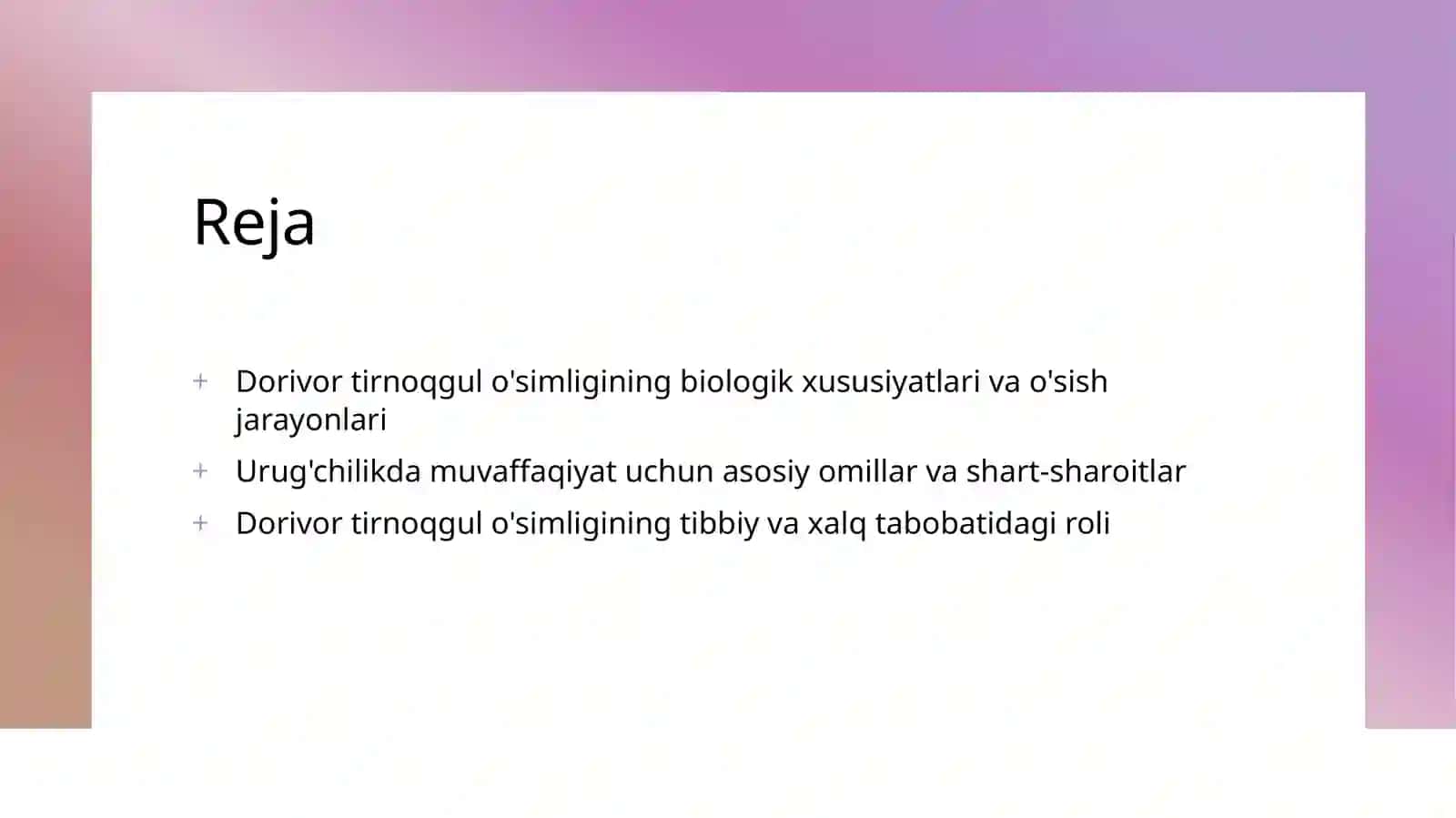 Dorivortirnoqgulo'simliginingurug'chiligi 2