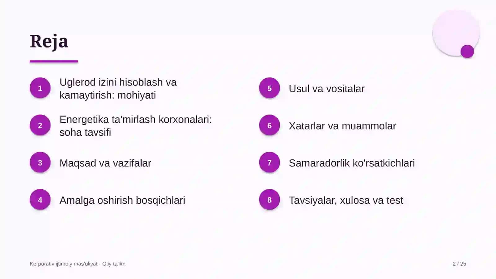 energetika ta'mirlash korxonalarida uglerod izini hisoblash va kamaytirish 7172 2