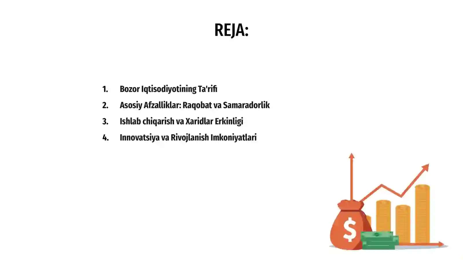 Bozor iqtisodiyotining afzalliklari va ziddiyatlari 2