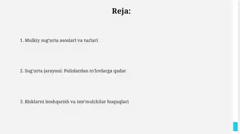 Mulkiy sug'urta 2