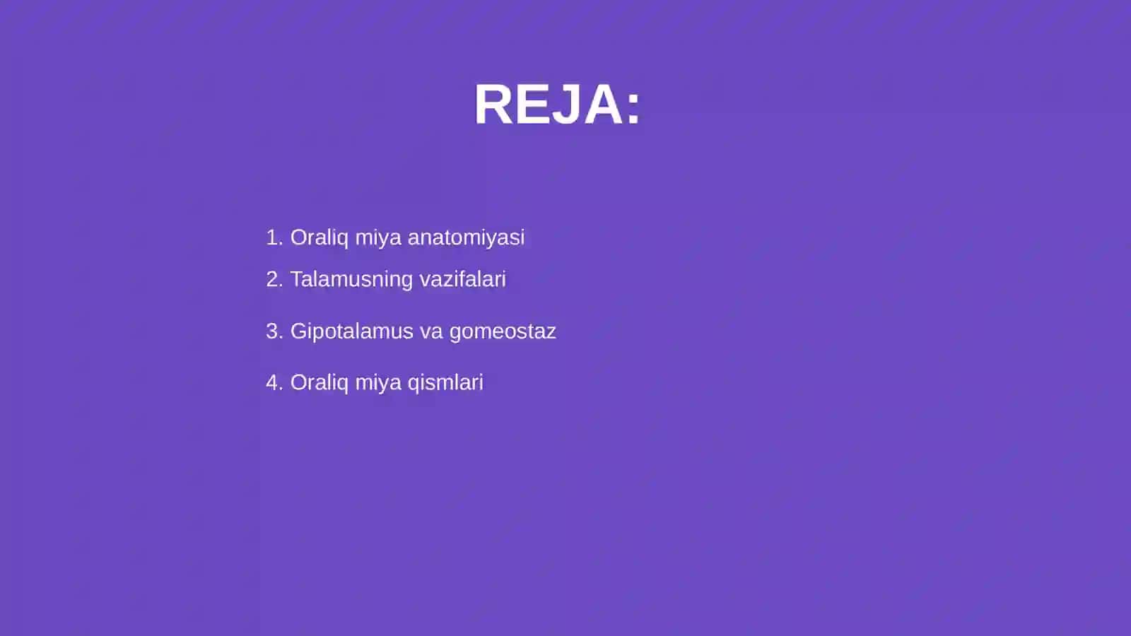Oraliq miya anatomiyasi 2