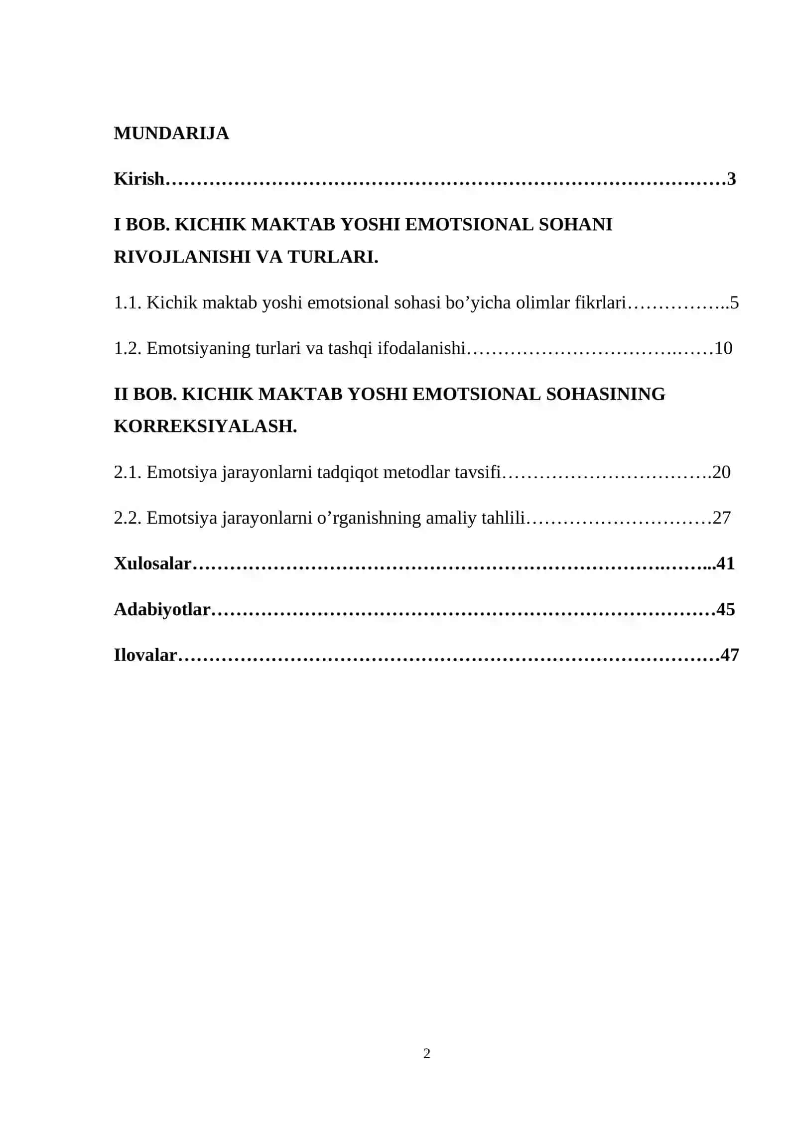 SHAXS EMOTSIONAL SOHASINING RIVOJLANISHIGA TA’SIR ETUVCHI OMILLAR 2