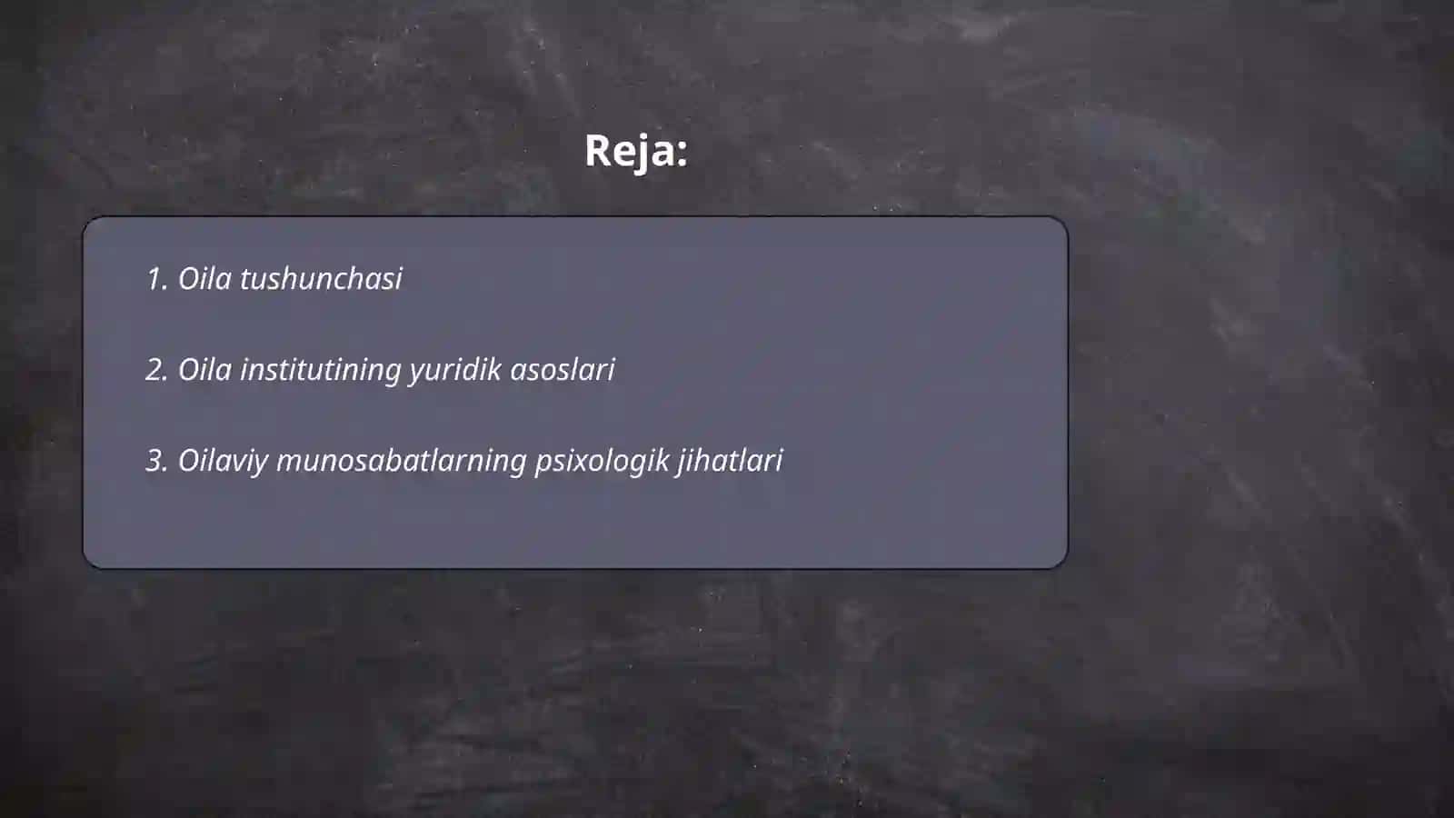 Оила ва унинг вазифалари 2