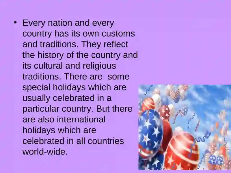American holidays 2