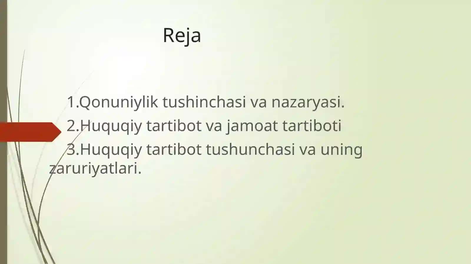 Qonuniylik va huquqiy tartibot tushunchasi 2