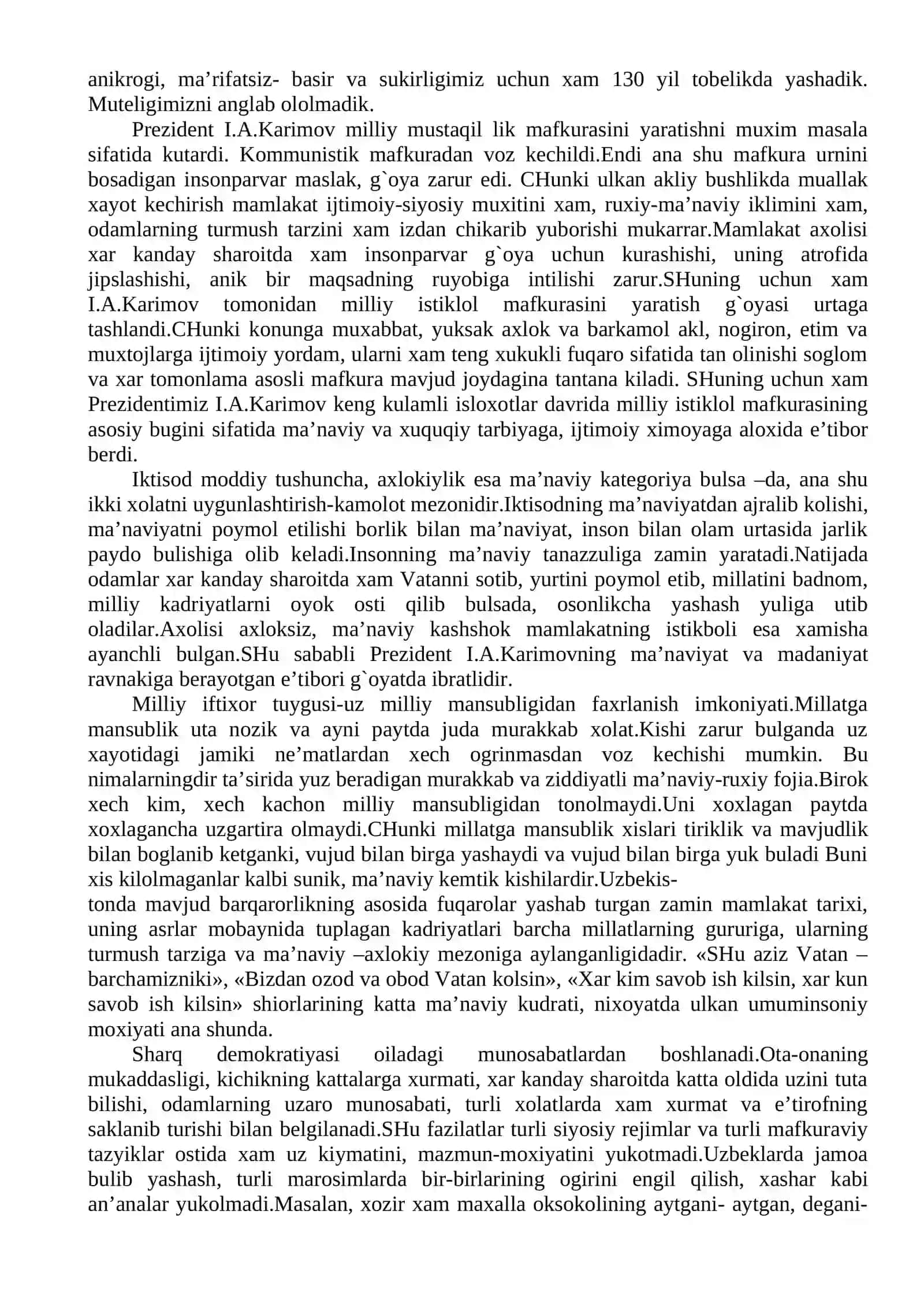 Jamiyatnihg mafkuraviy ongliligi - ijtimoiy-pedagogik xodisa sifatida 2
