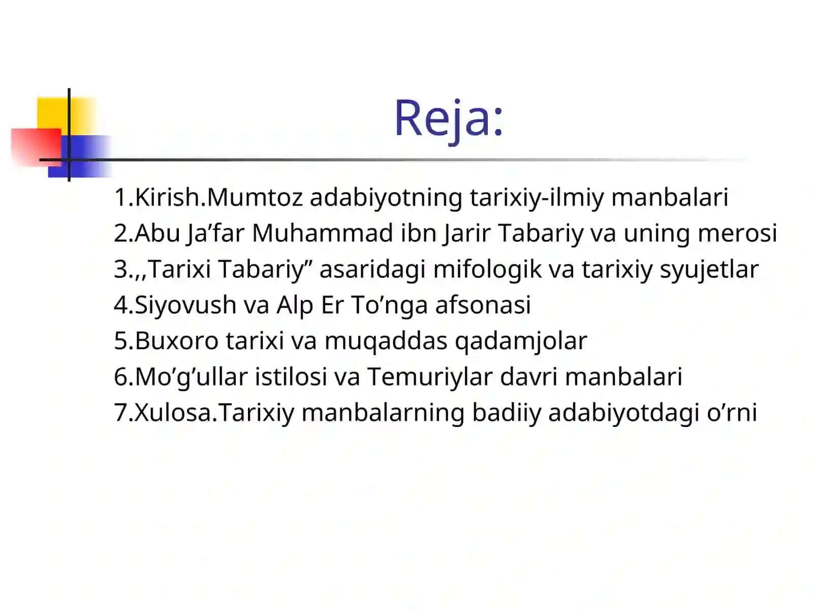 Mumtoz adabiyotning ilmiy-tarixiy manbalari 2