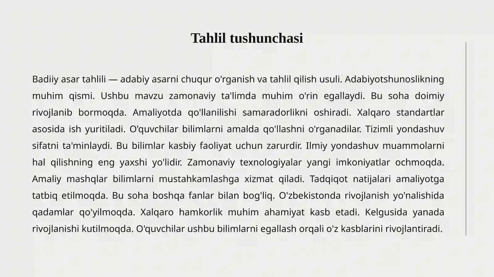 BADIY ASAR TAHLILI 2